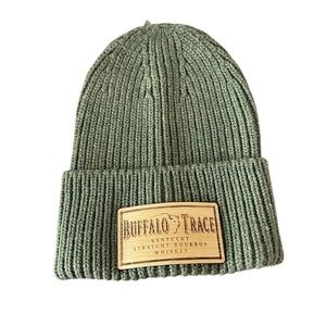 Buffalo Trace Bourbon Green Knit Beanie